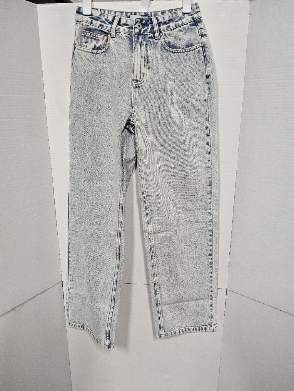 New Women's Lilou High-Rise Light Wash Wide Leg Jeans Size Medium